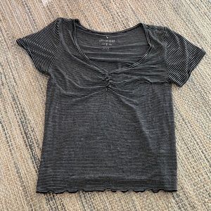 American Eagle “soft and sexy” striped shirt Size Medium